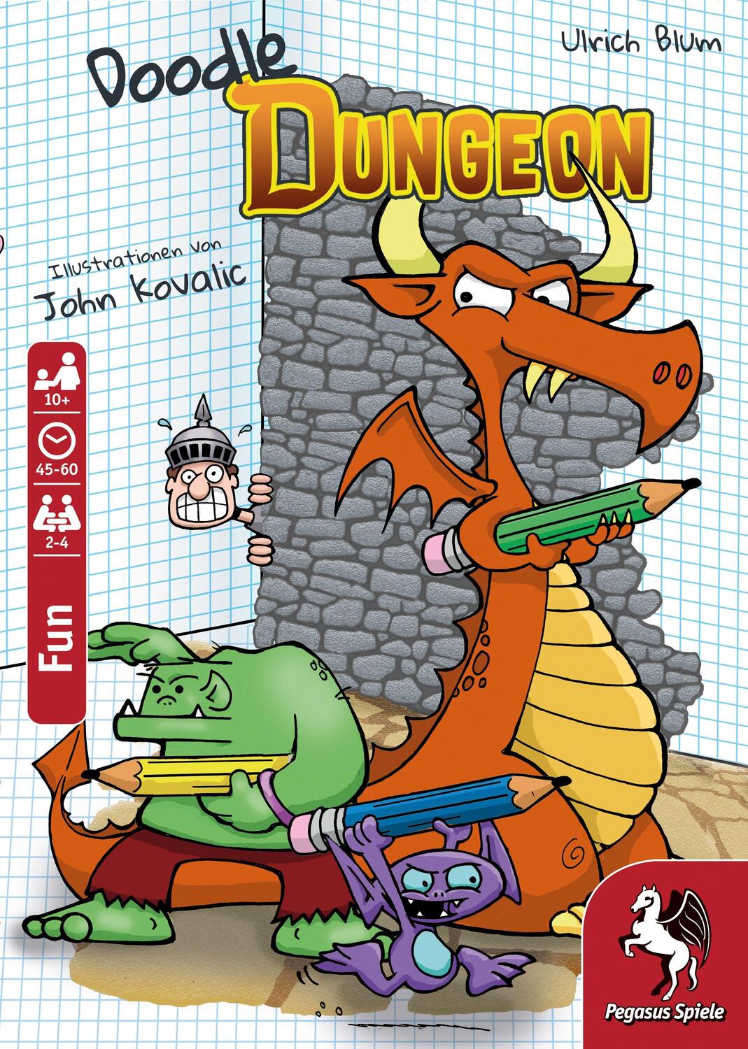 Cover: 4250231717833 | Doodle Dungeon (deutsche Ausgabe) | Spiel | Deutsch | 2020 | Pegasus