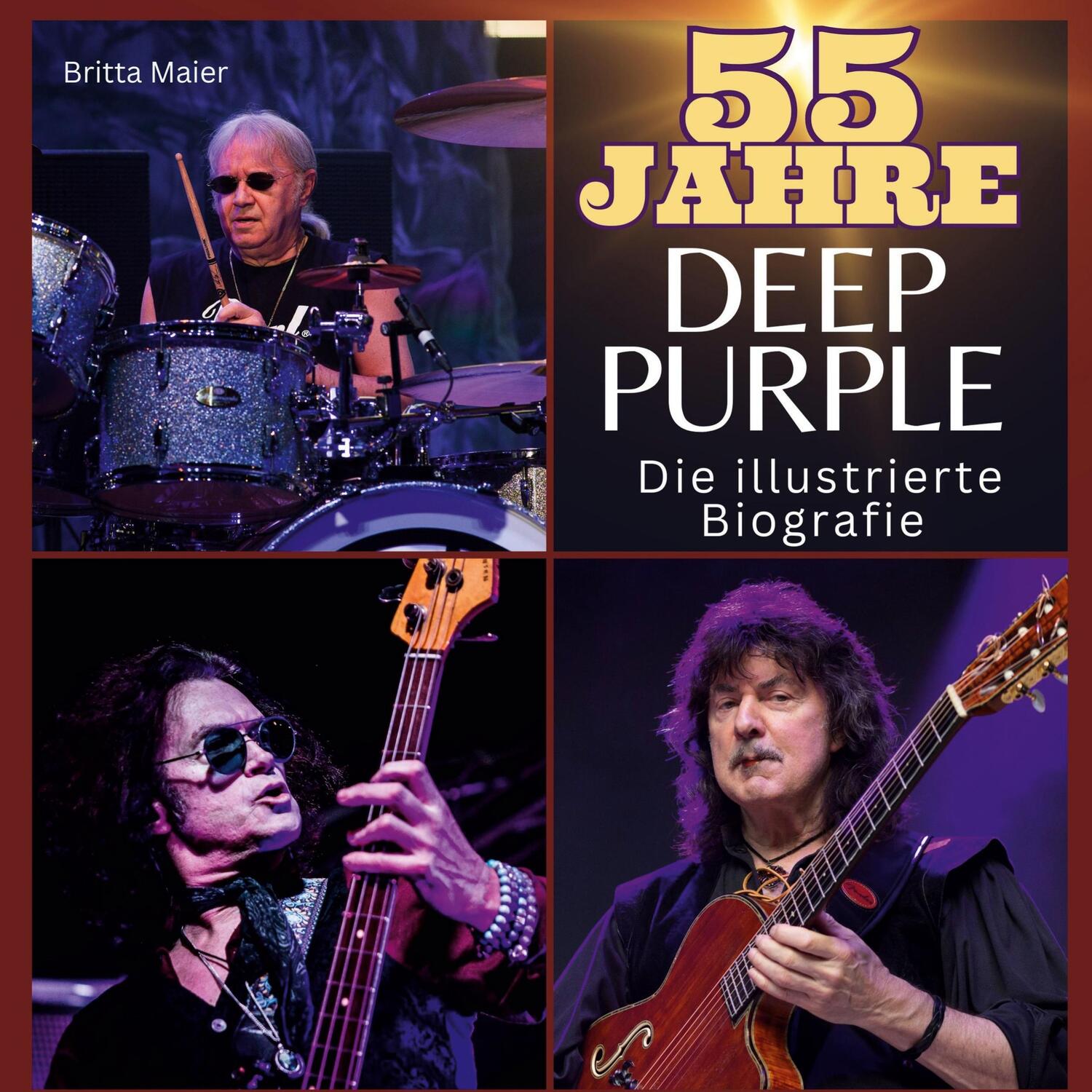 Cover: 9783750561915 | 55 Jahre Deep Purple | Die illustrierte Biografie | Britta Maier