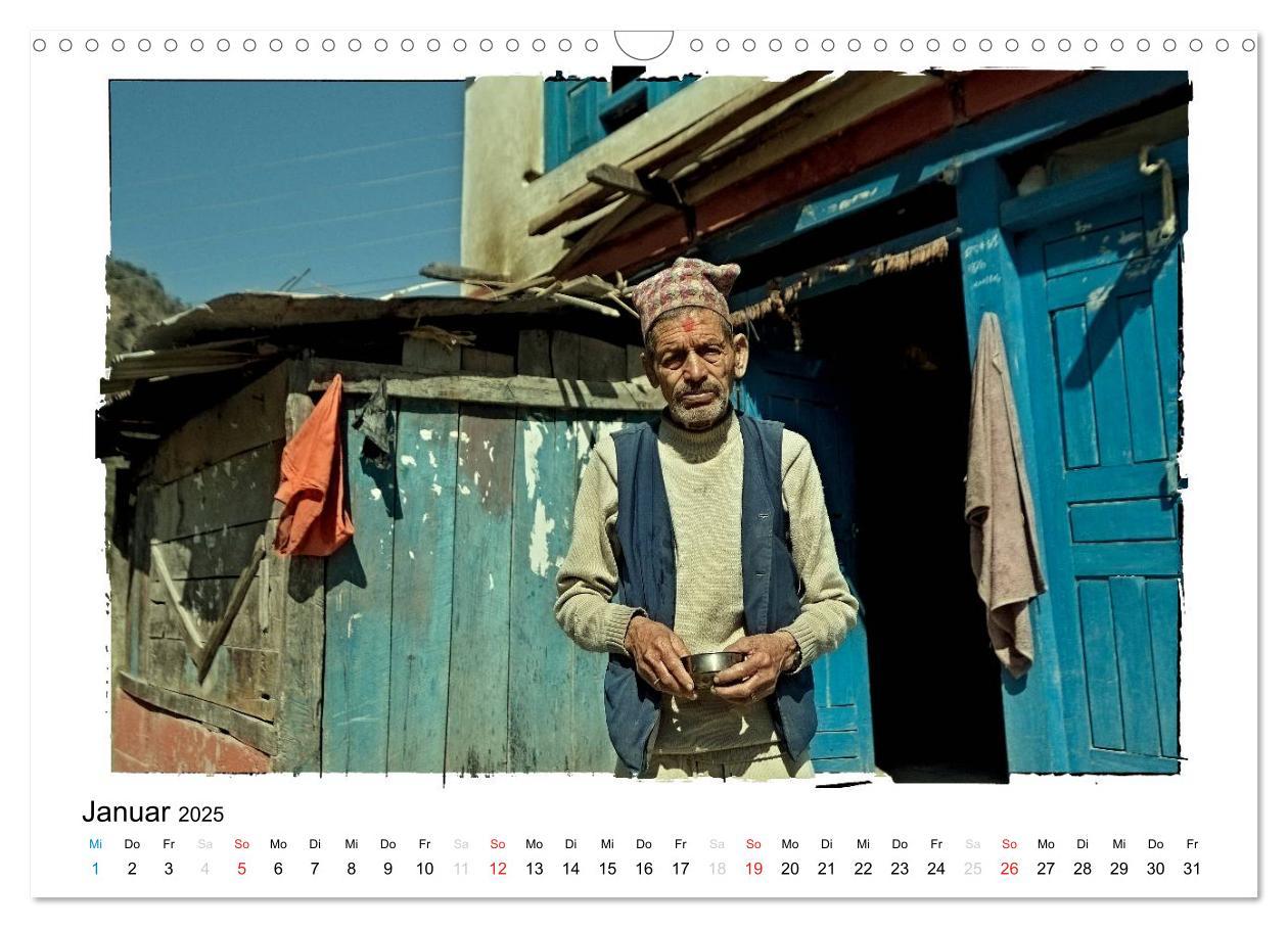 Bild: 9783435546732 | BEGEGNUNGEN IN NEPAL (Wandkalender 2025 DIN A3 quer), CALVENDO...