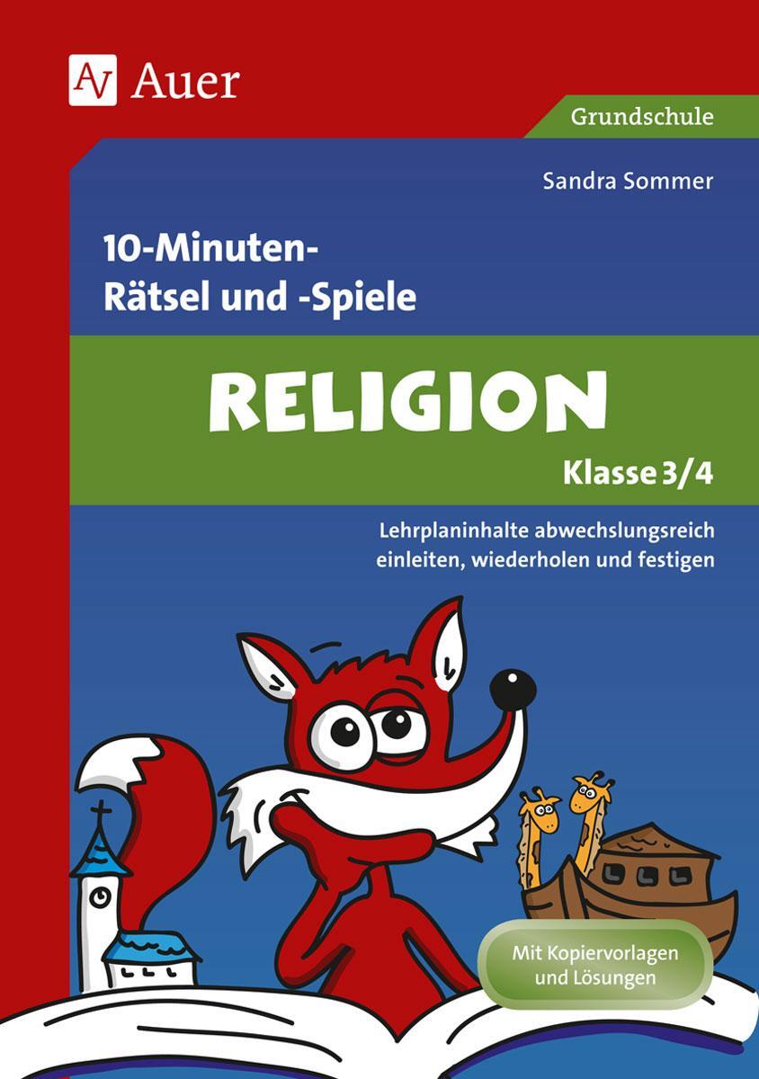 Cover: 9783403067078 | Spielerischer Lernspaß Religion 3./4. Klasse | Sandra Kraus | Deutsch