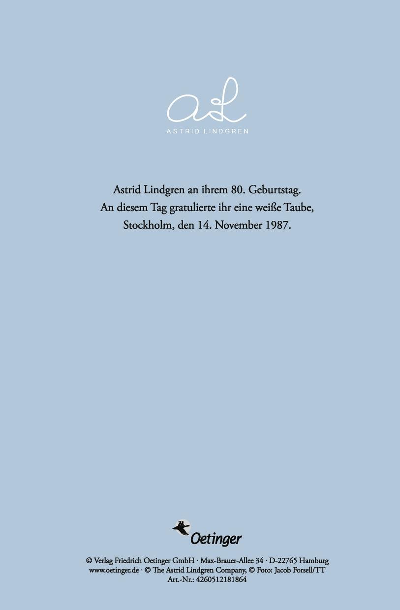 Rückseite: 4260512181864 | Astrid Lindgren Edition: Notizbuch mit Gummibandverschluss, 180...