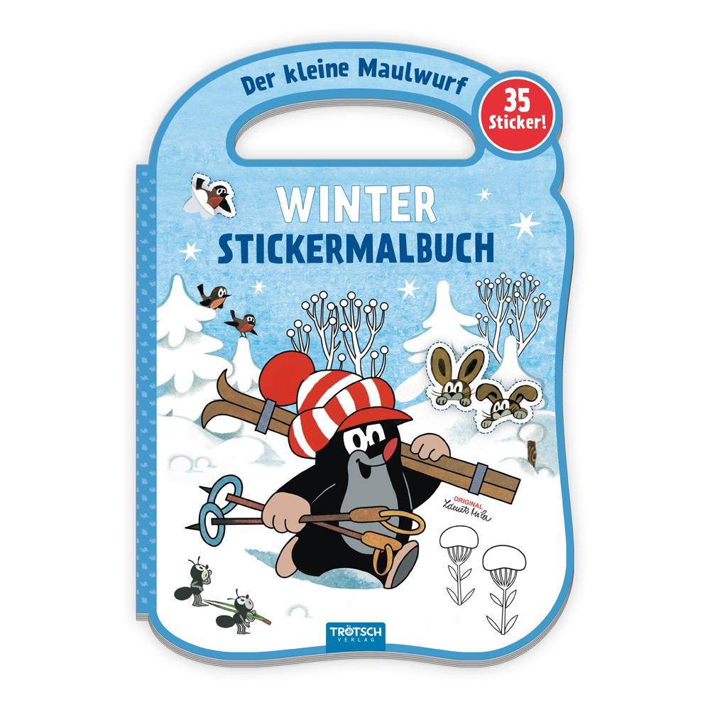 Cover: 9783965528444 | Trötsch Der kleine Maulwurf Winter-Stickermalbuch | Co.KG | Buch