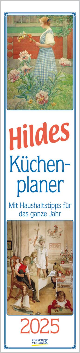 Cover: 9783731877318 | Hildes Küchenplaner 2025 | Langplaner | Verlag Korsch | Kalender