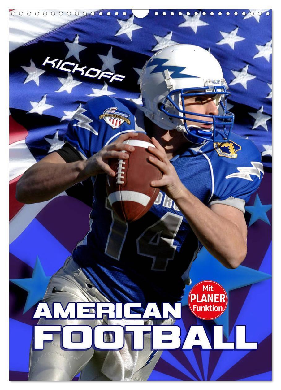 Cover: 9783675463967 | American Football - Kickoff (Wandkalender 2024 DIN A3 hoch),...