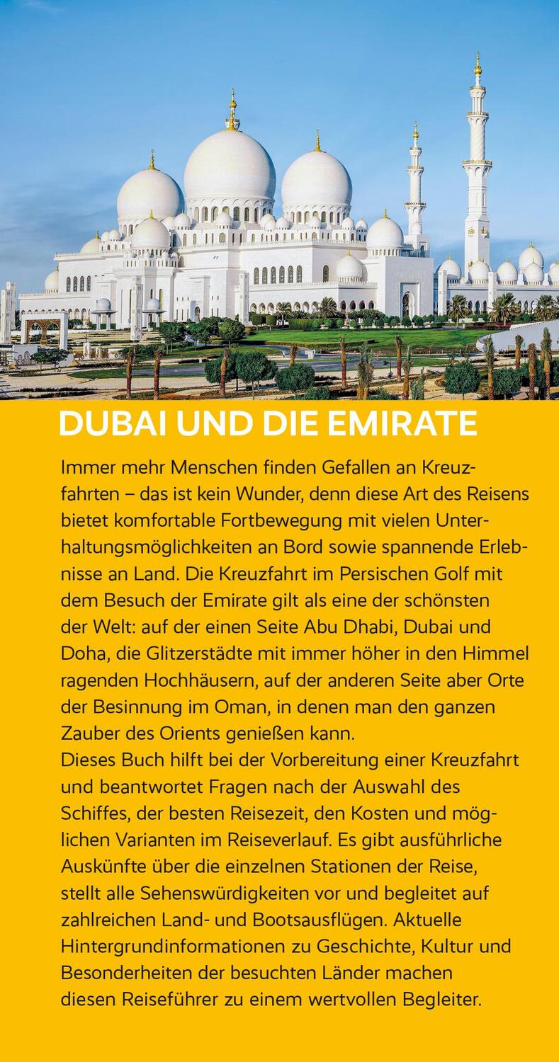 Bild: 9783897946583 | TRESCHER Reiseführer Kreuzfahrten Dubai und die Emirate | Taschenbuch