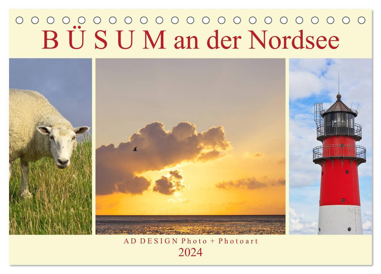 Cover: 9783675960916 | Büsum an der Nordsee (Tischkalender 2024 DIN A5 quer), CALVENDO...