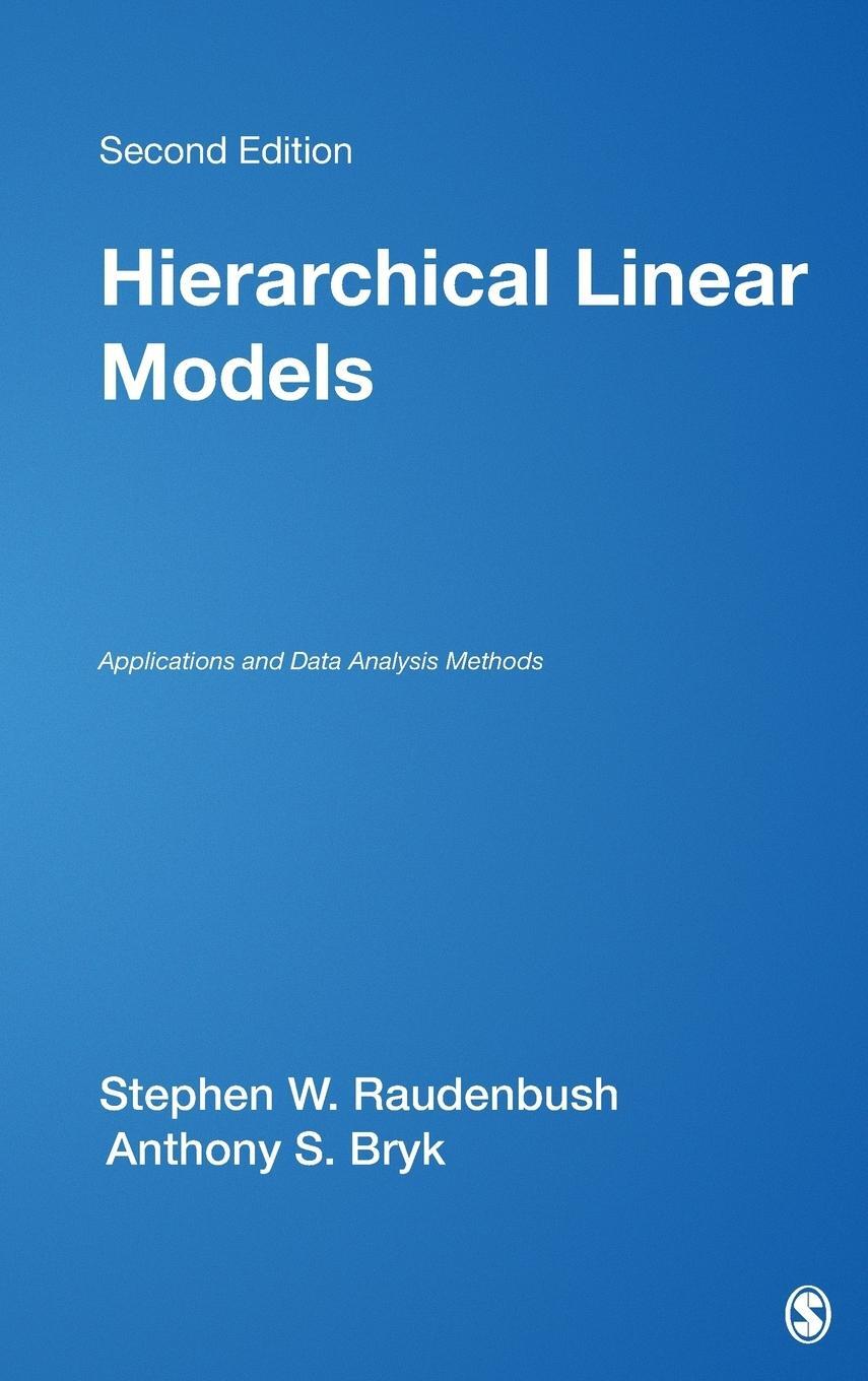 Cover: 9780761919049 | Hierarchical Linear Models | Applications and Data Analysis Methods