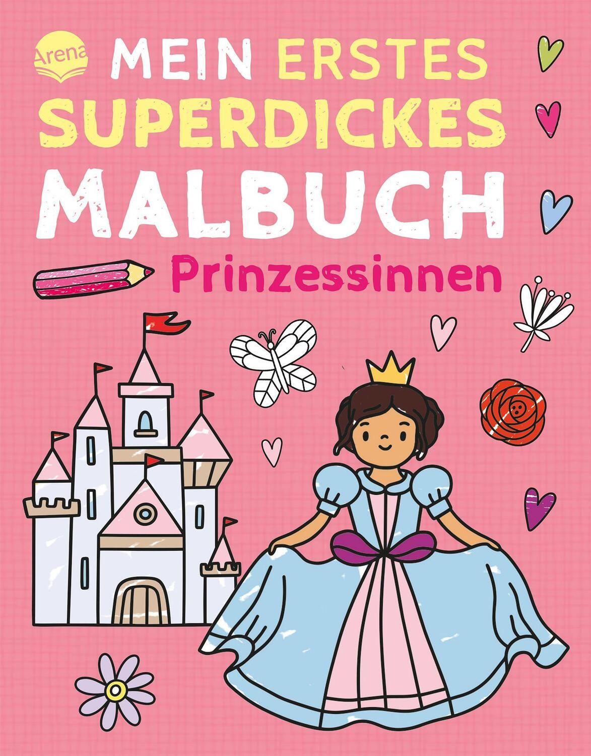 Cover: 9783401718262 | Mein erstes superdickes Malbuch. Prinzessinnen | Tanya Emelyanova
