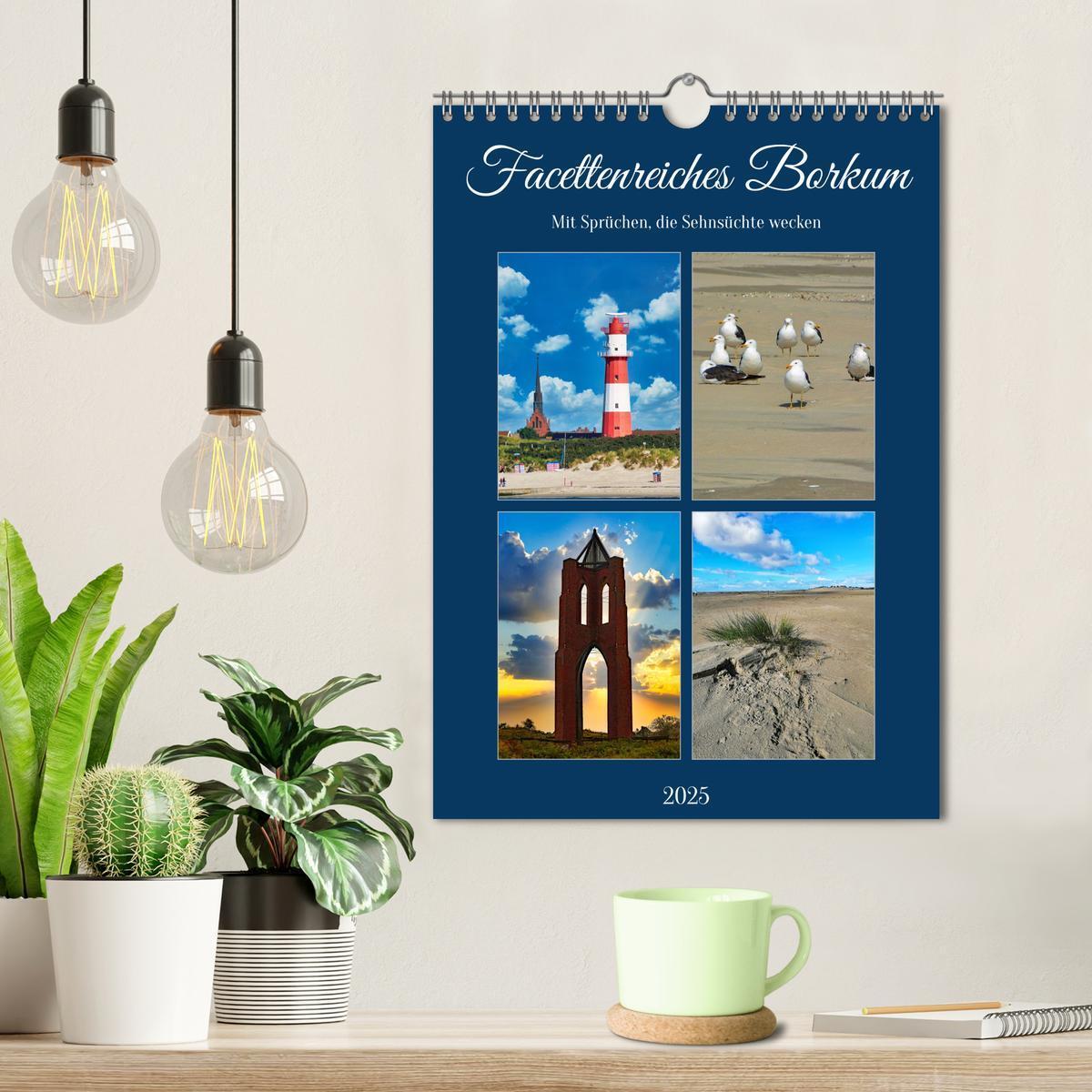 Bild: 9783383133985 | Facettenreiches Borkum (Wandkalender 2025 DIN A4 hoch), CALVENDO...