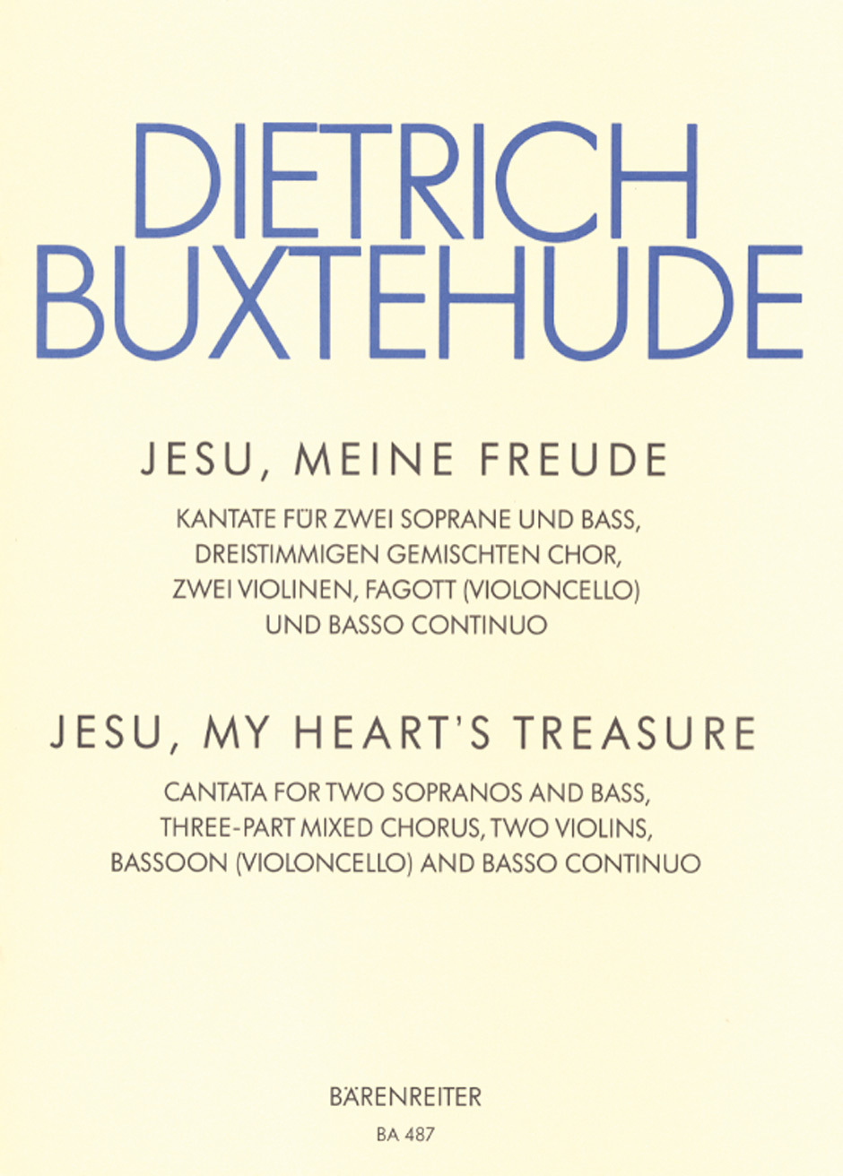 Cover: 9790006402847 | Jesu, my hearts treasure | Cantata | Dietrich Buxtehude