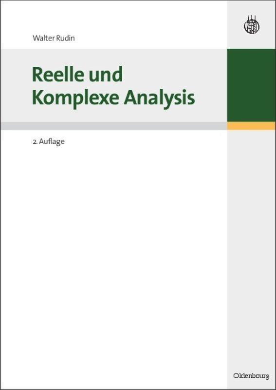 Cover: 9783486591866 | Reelle und Komplexe Analysis | Walter Rudin | Taschenbuch | Paperback