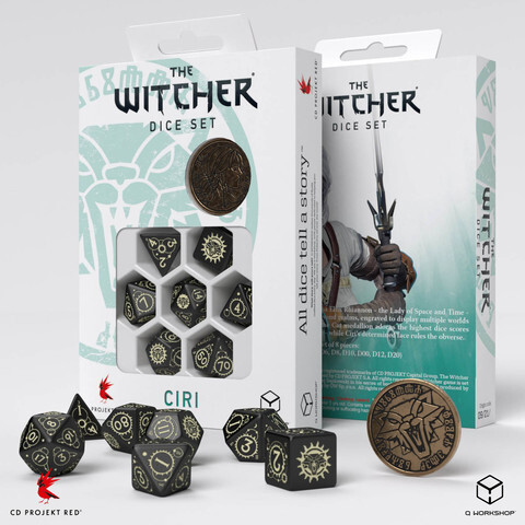 Cover: 5907699496396 | The Witcher Dice Set. Ciri - The Zireael | Q-workshop