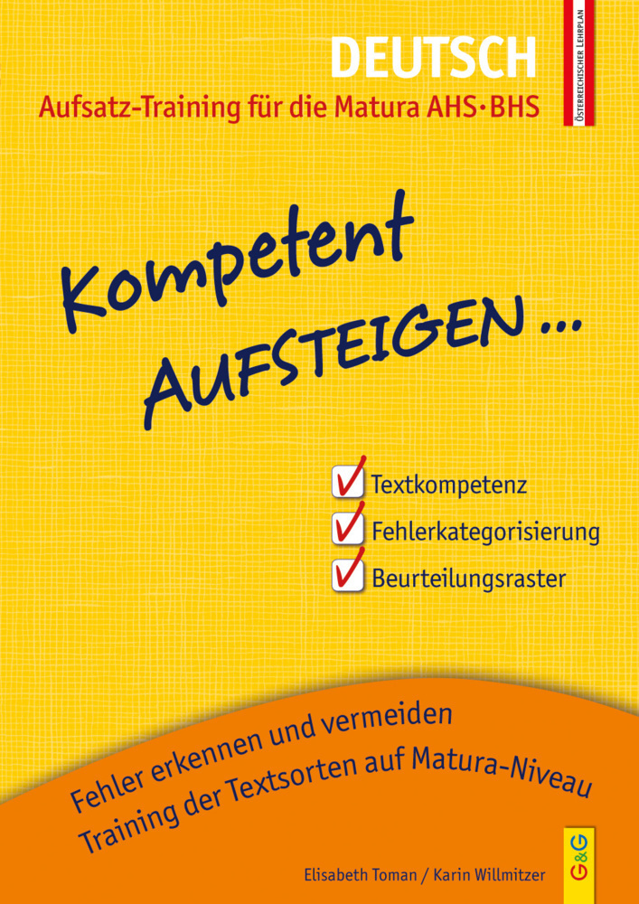 Cover: 9783707421019 | Kompetent Aufsteigen... Deutsch 8 - Aufsatz-Training für die Matura