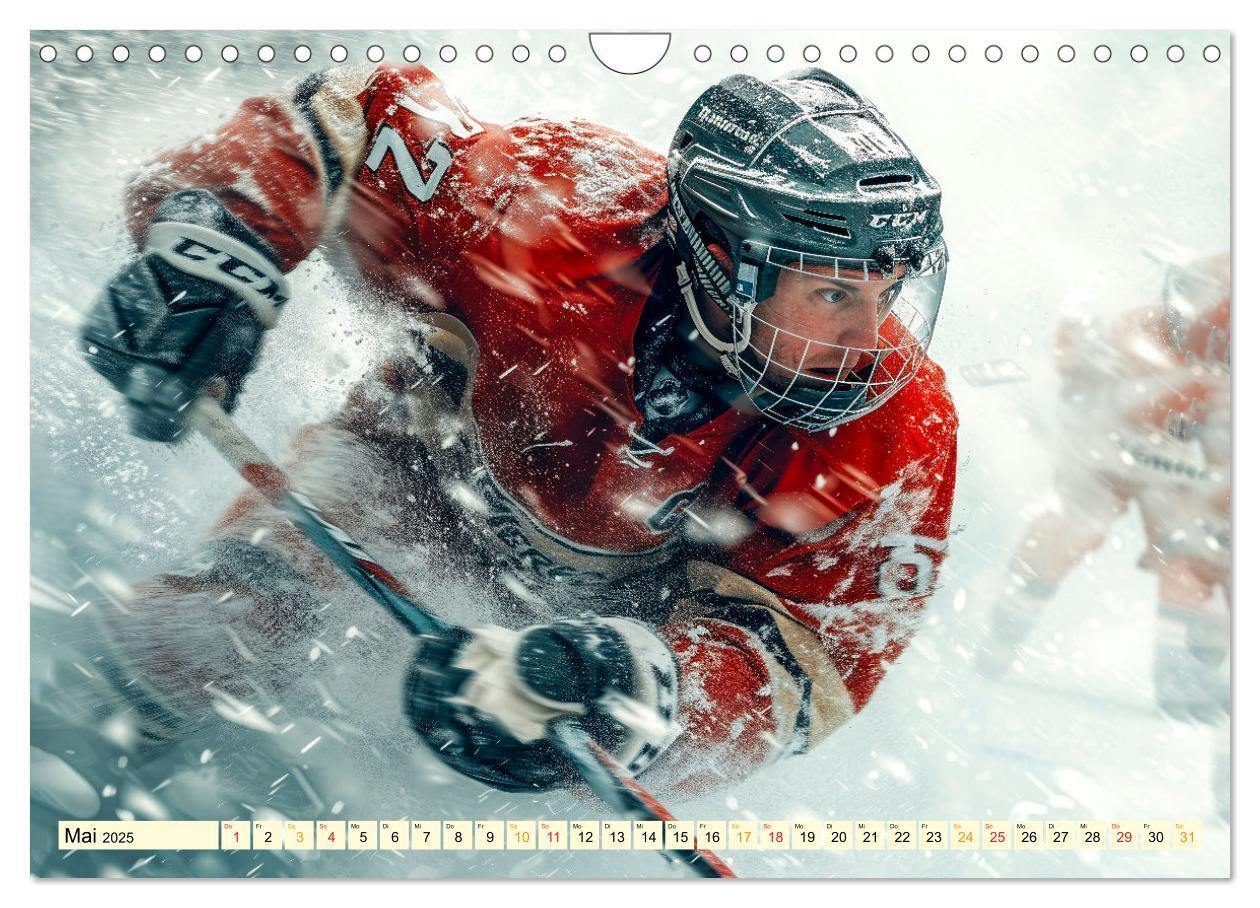 Bild: 9783383776915 | Eishockey - tolle Momente (Wandkalender 2025 DIN A4 quer), CALVENDO...