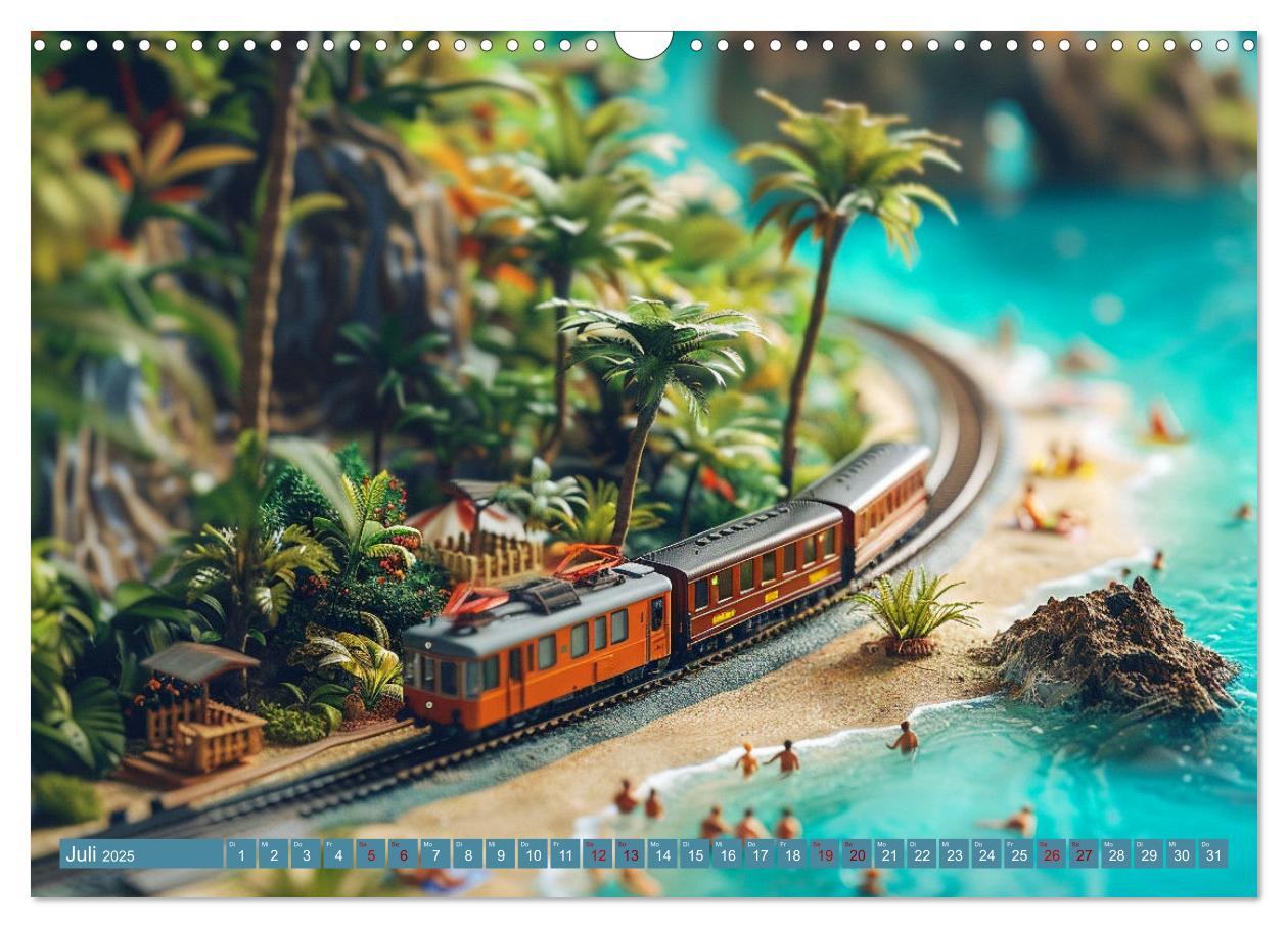 Bild: 9783435379293 | Modelleisenbahnen sind cool (Wandkalender 2025 DIN A3 quer),...