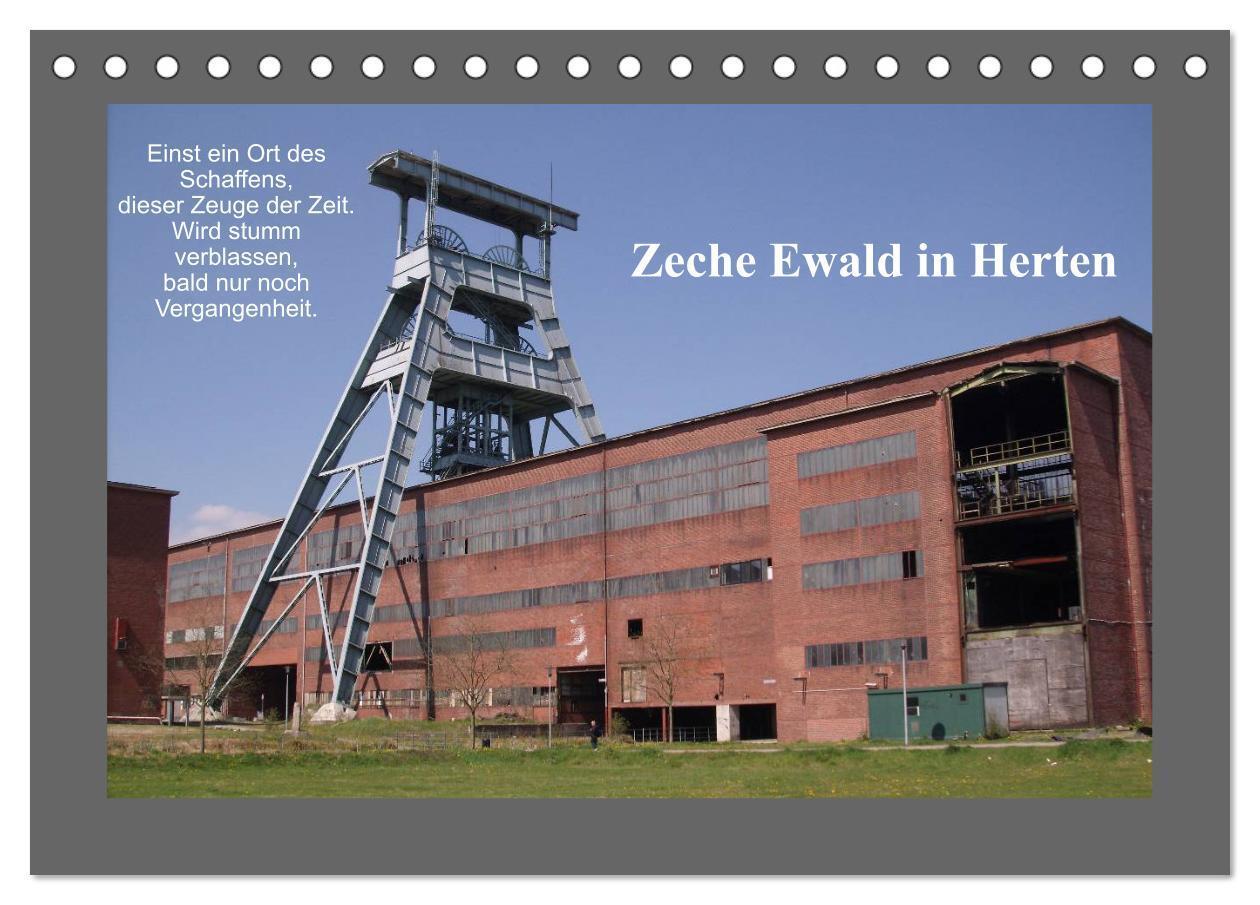 Cover: 9783383606717 | Zeche Ewald in Herten (Tischkalender 2024 DIN A5 quer), CALVENDO...