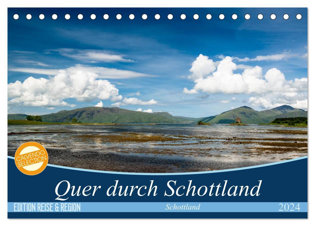 Cover: 9783383466243 | Quer durch Schottland (Tischkalender 2024 DIN A5 quer), CALVENDO...
