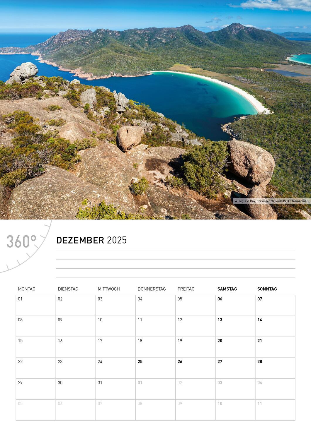 Bild: 9783968555737 | 360° Australien Broschürenkalender 2025 | Ingo Öland | Kalender | 2025