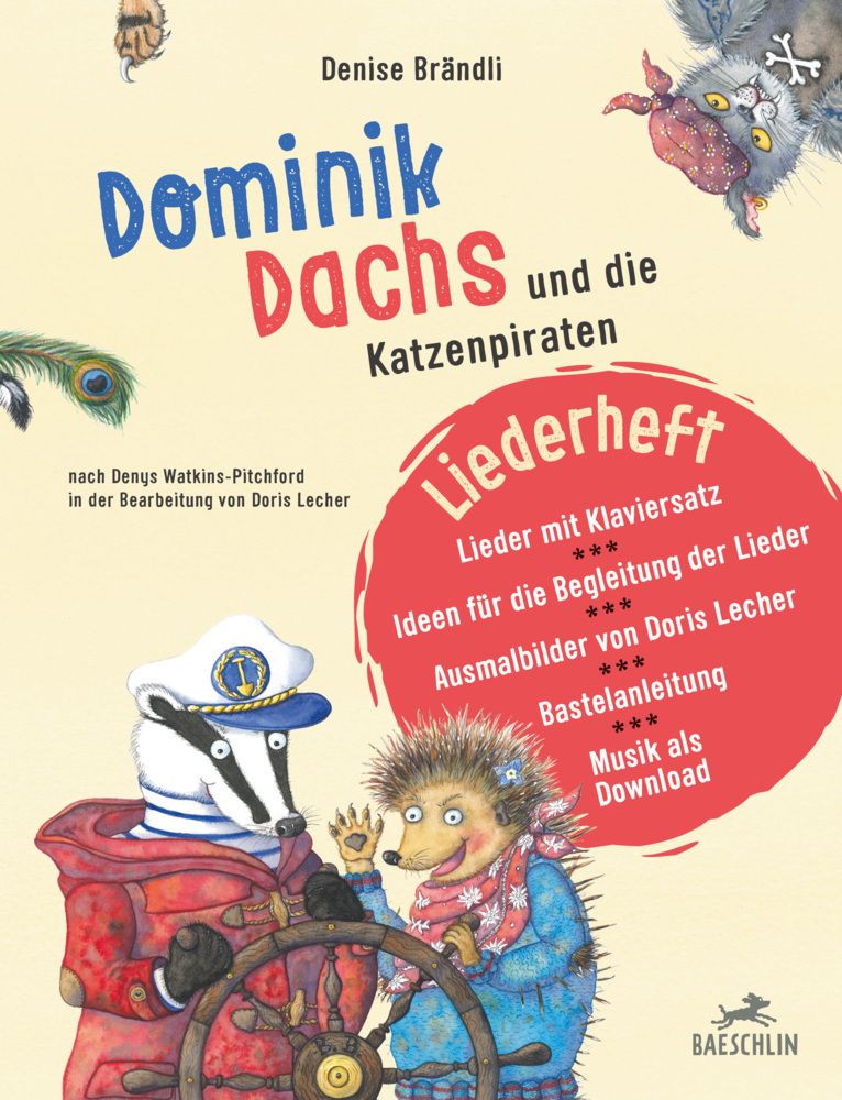 Cover: 9783855463916 | Liederheft Dominik Dachs und die Katzenpiraten | Denise Brändli | 2023