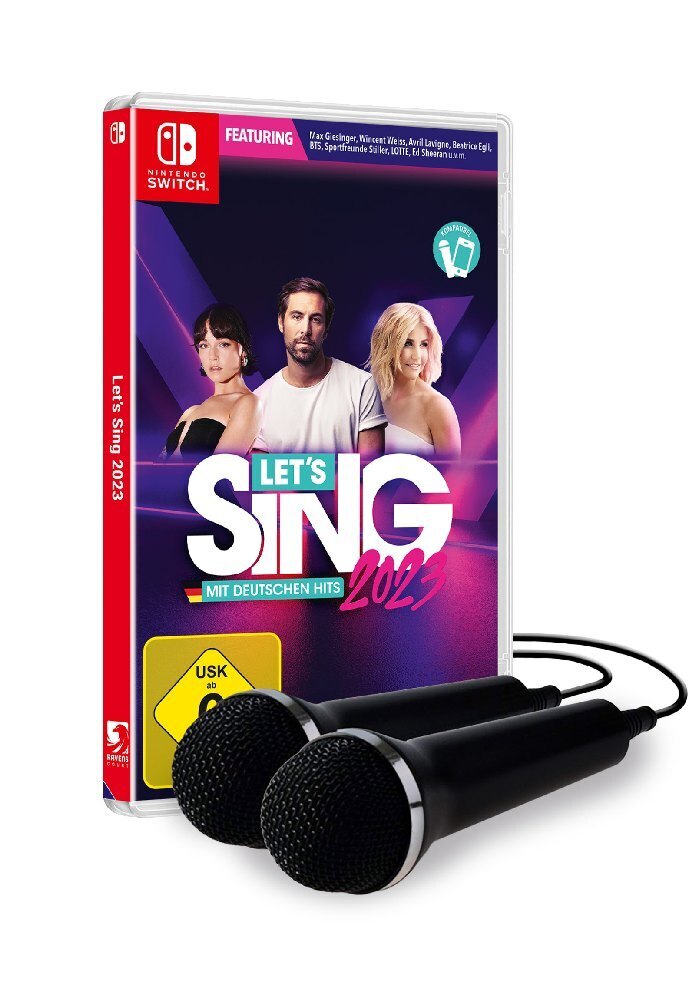 Cover: 4020628639723 | Let's Sing 2023 German Version [+ 2 Mics (USK), 1 Nintendo...