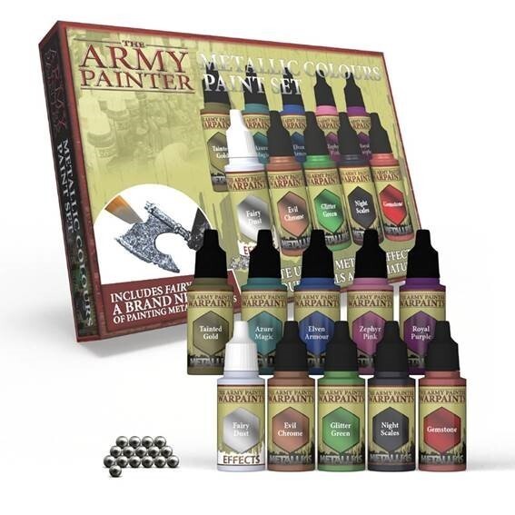 Cover: 5713799804807 | Warpaints Metallic Colours Paint Set | Army Painter - Paints | 2021
