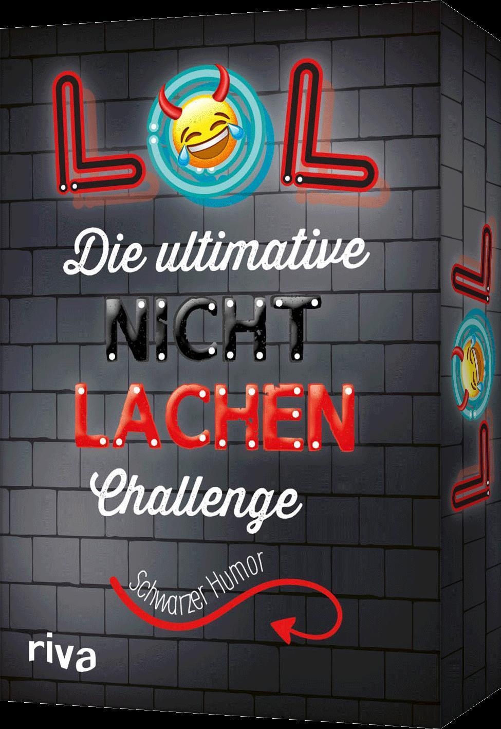 Cover: 9783742326201 | LOL - Die ultimative Nicht-lachen-Challenge - Schwarzer Humor | Spiel