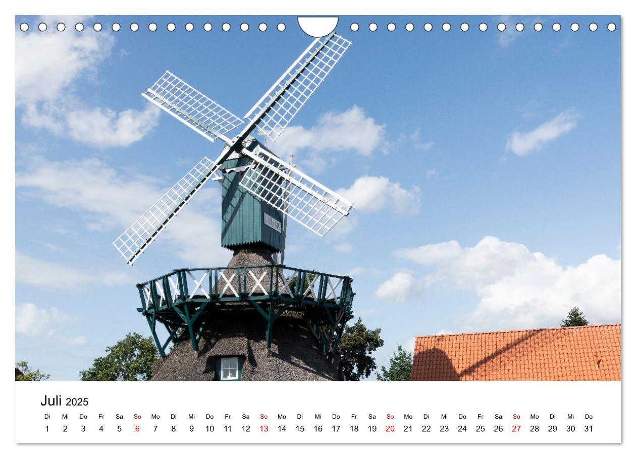 Bild: 9783435152940 | Ostfriesische Mühlenlandschaft (Wandkalender 2025 DIN A4 quer),...