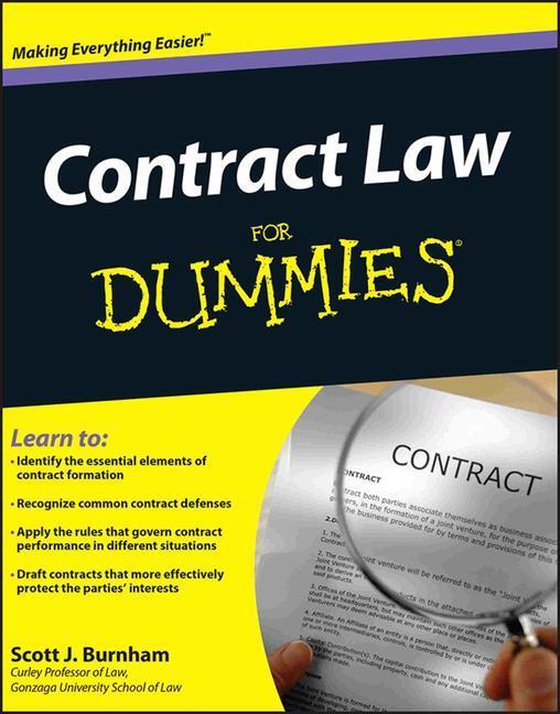Cover: 9781118092736 | Contract Law For Dummies | SJ Burnham | Taschenbuch | Englisch | 2011