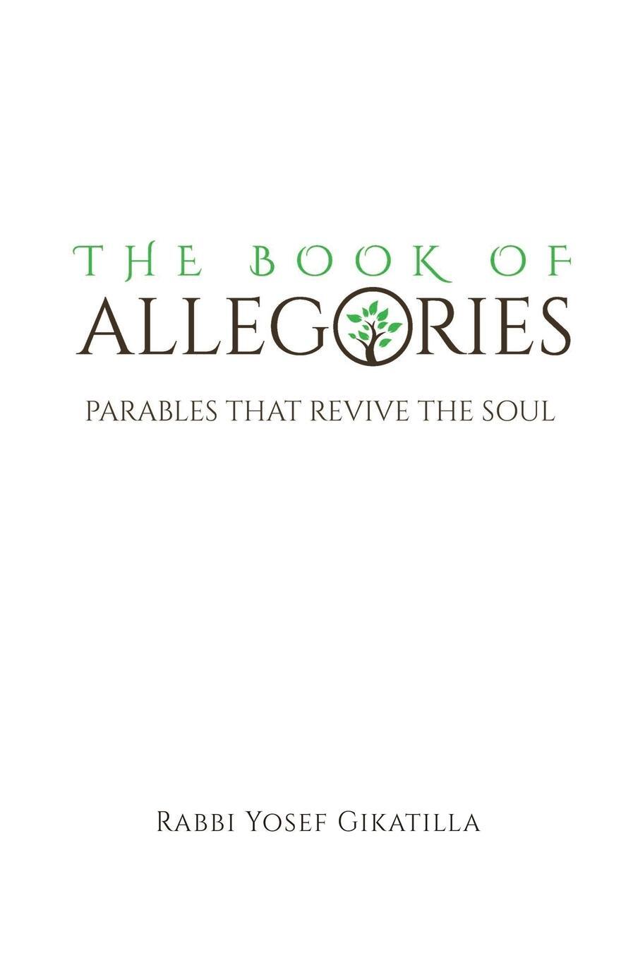 Cover: 9781716617522 | The Book of Allegories | Parables That Revive The Soul | Gikatilla