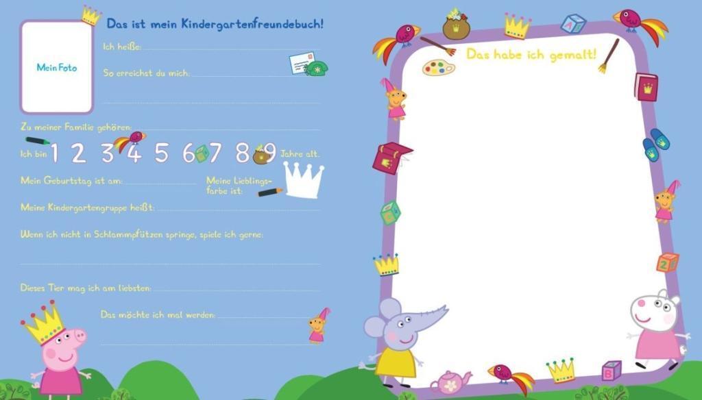 Bild: 9783833228063 | Peppa Kindergartenfreundebuch | Meine Kindergartenfreunde | Panini