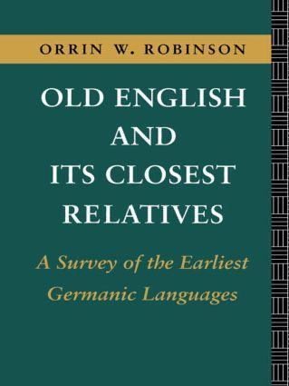 Cover: 9780415104067 | Old English and its Closest Relatives | Orrin W Robinson | Taschenbuch