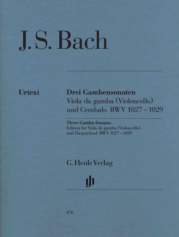 Cover: 9790201806761 | Drei Gambensonaten. Viola da gamba (Violoncello) und Cembalo BWV...