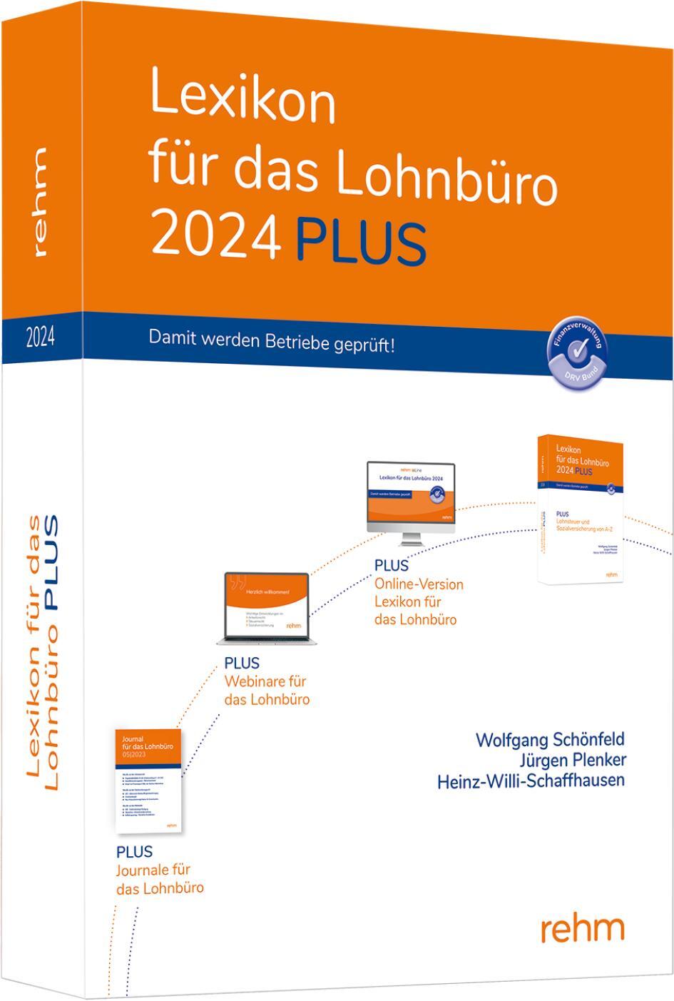 Cover: 9783807328591 | Lexikon für das Lohnbüro 2024 PLUS | Wolfgang Schönfeld (u. a.) | 2024