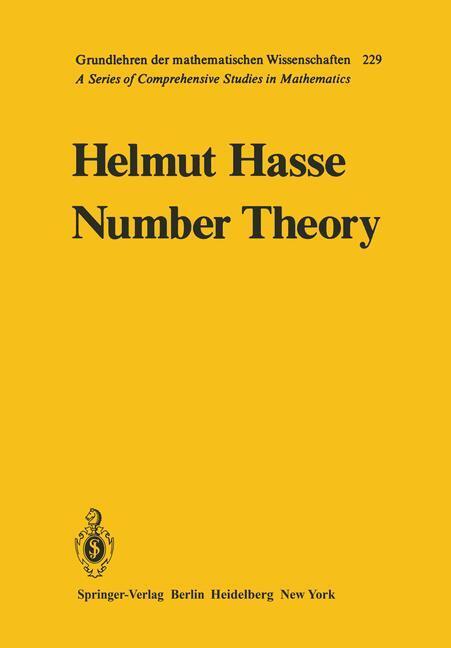 Cover: 9783540427490 | Number Theory | Helmut Hasse | Taschenbuch | Classics in Mathematics