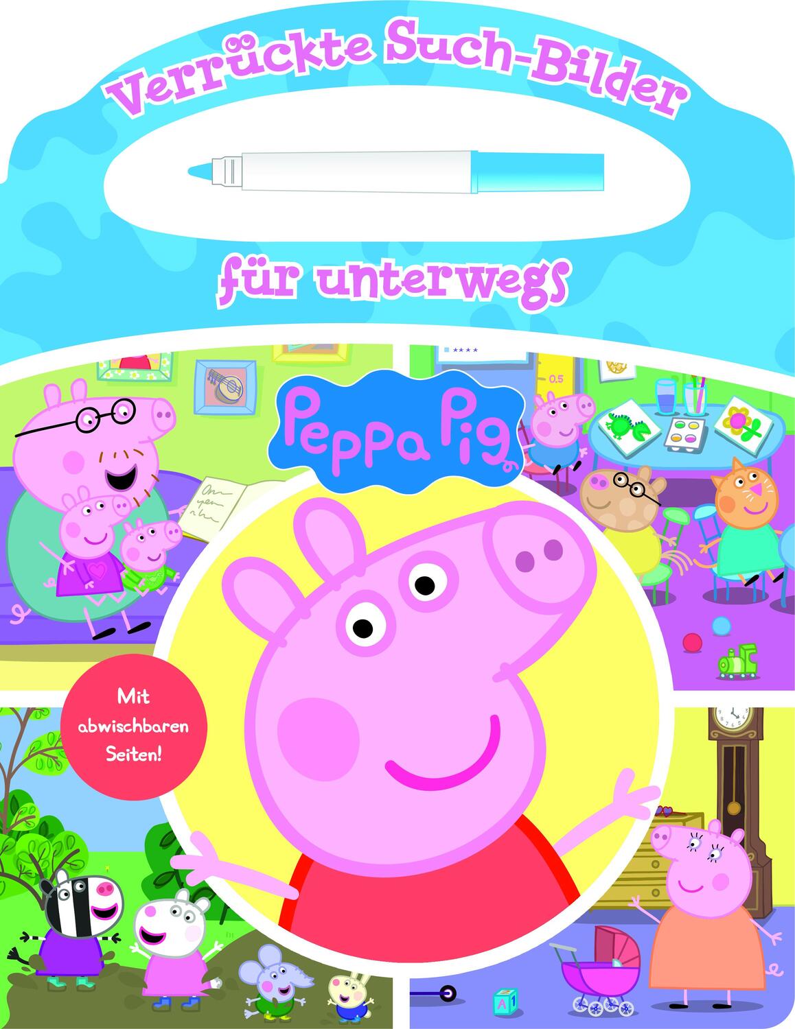 Cover: 9781503773349 | Peppa Pig - Verrückte Such-Bilder für unterwegs - Wimmelbuch -...