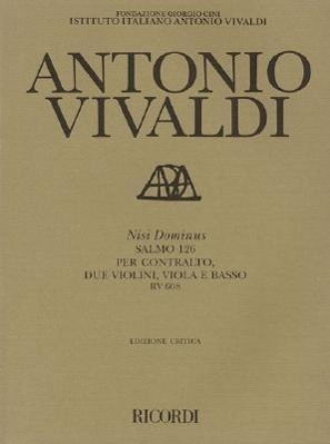 Cover: 9780634091155 | Antonio Vivaldi - Nisi Dominus: (Psalm 126), RV 608 | Taschenbuch