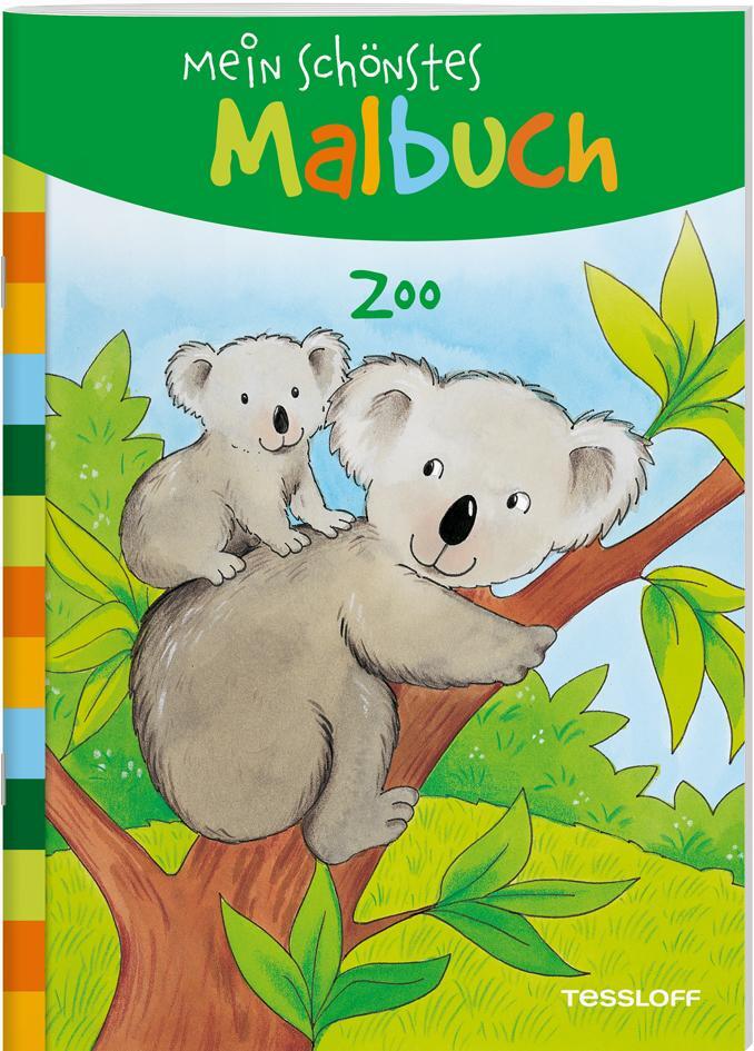 Cover: 9783788641375 | Mein schönstes Malbuch. Zoo | Malen für Kinder ab 5 Jahren | Broschüre