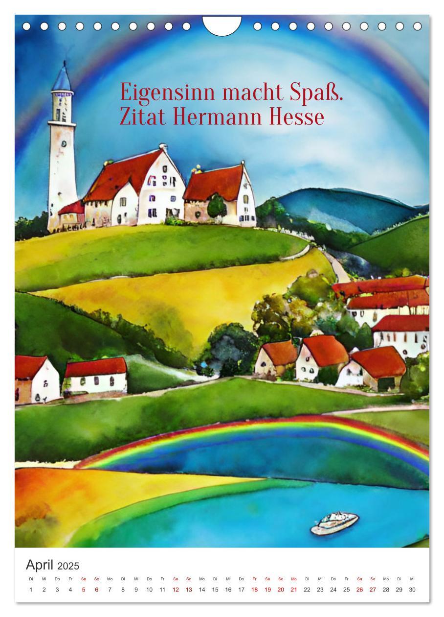 Bild: 9783435854820 | Homage an Hermann Hesse- KI-Kunst angelehnt an den Stil von Hermann...