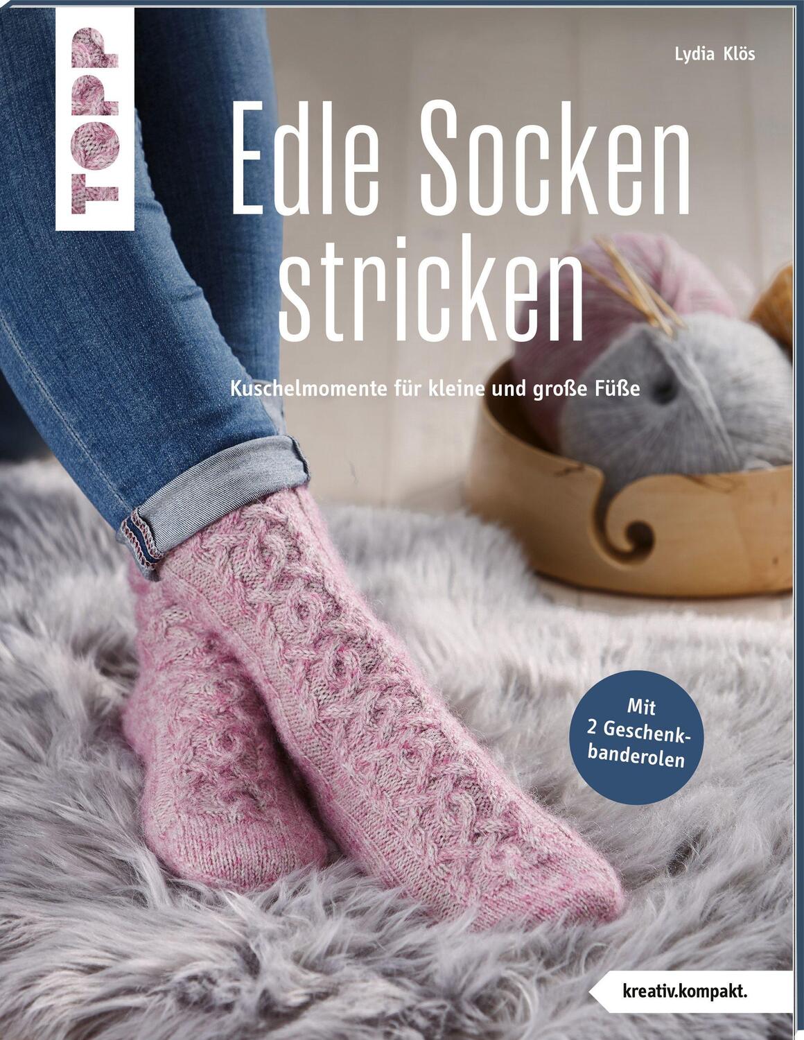 Cover: 9783772468452 | Edle Socken stricken (kreativ.kompakt.) | Lydia Klös | Taschenbuch