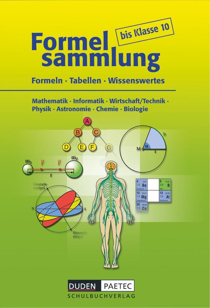 Cover: 9783898187152 | Formelsammlung bis Klasse 10 | Rolf Langenhan | Taschenbuch | Deutsch
