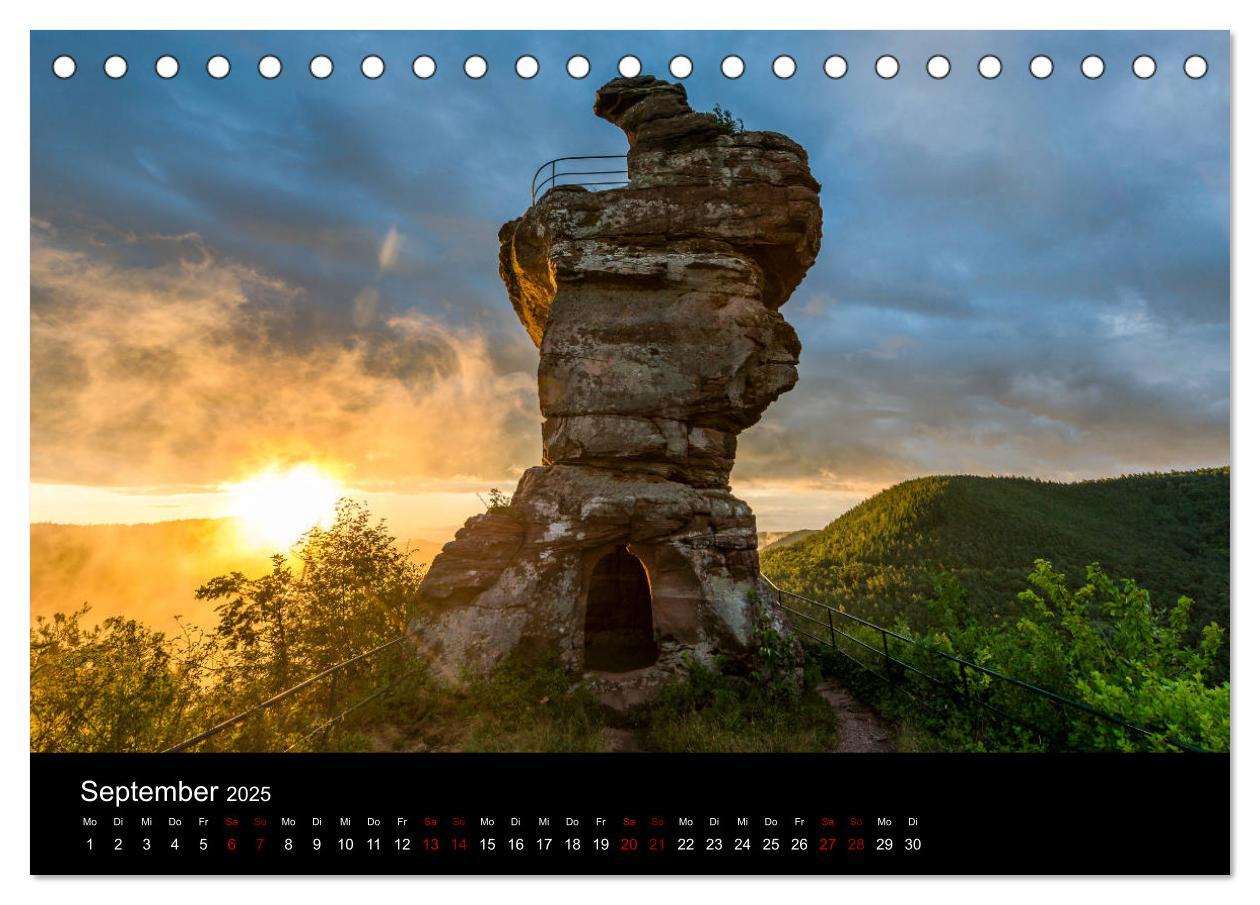 Bild: 9783435433506 | Sagenhafter Pfälzerwald (Tischkalender 2025 DIN A5 quer), CALVENDO...