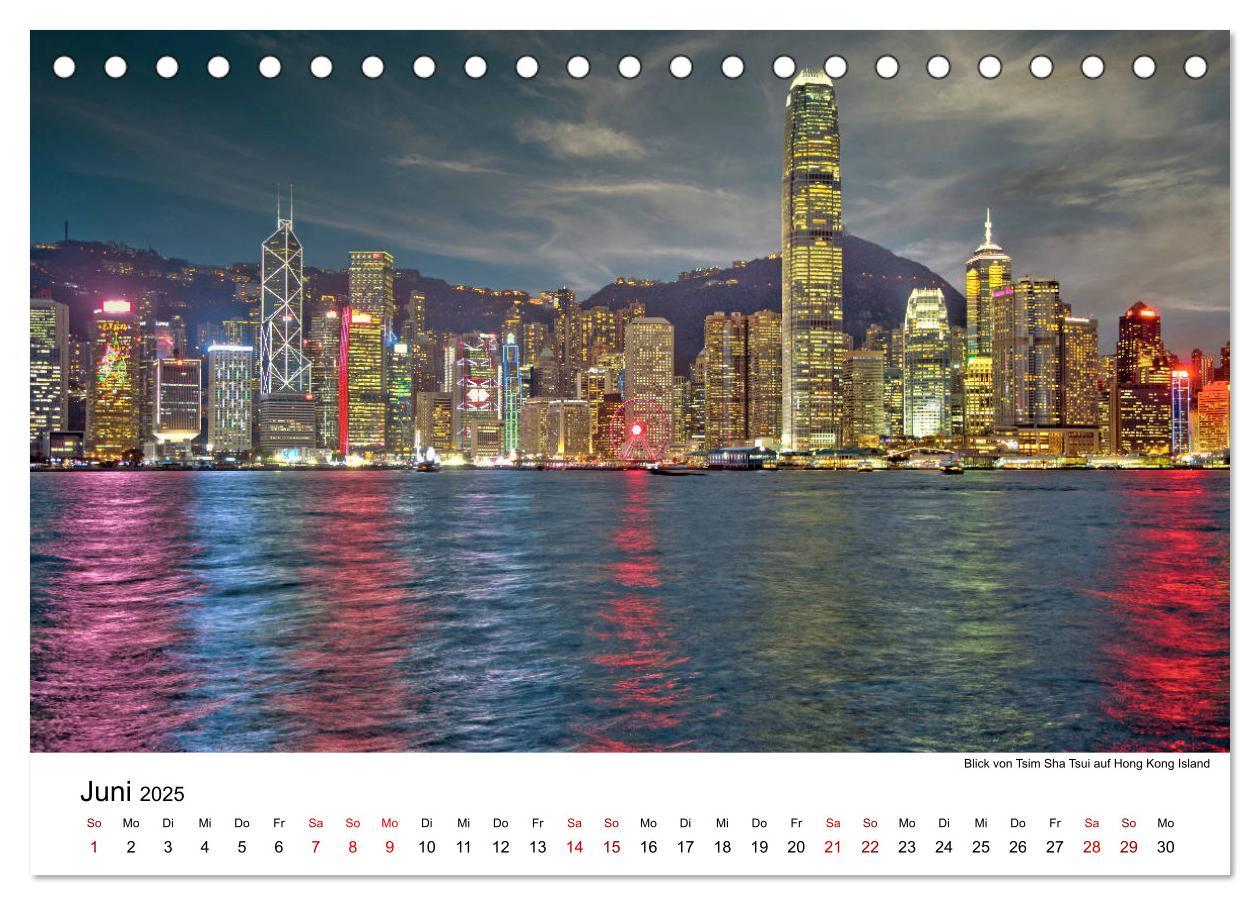 Bild: 9783435161447 | Megacity Hong Kong (Tischkalender 2025 DIN A5 quer), CALVENDO...