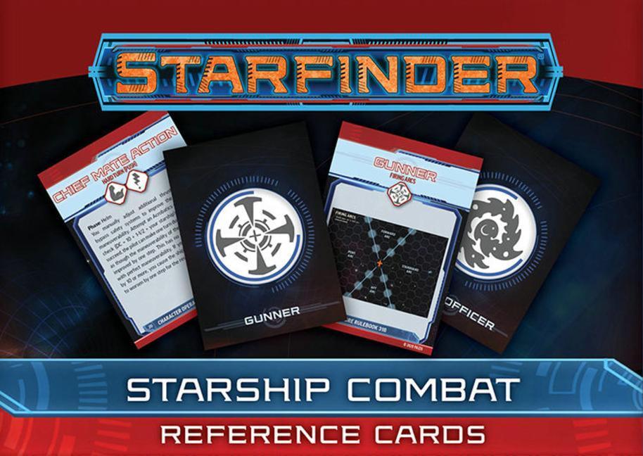 Cover: 9781640782594 | Starfinder Starship Combat Reference Cards | Paizo Publishing | Spiel