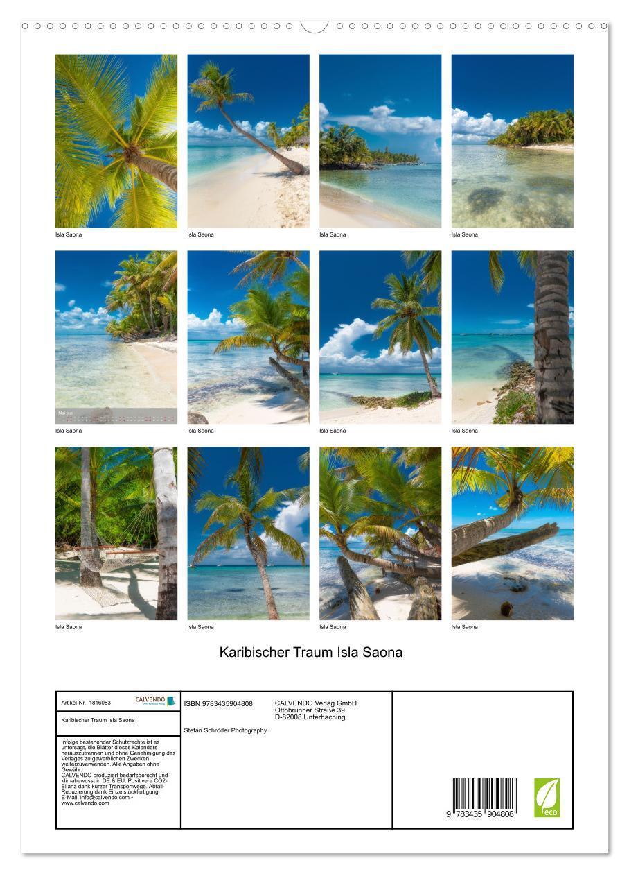 Bild: 9783435904808 | Karibischer Traum Isla Saona (hochwertiger Premium Wandkalender...