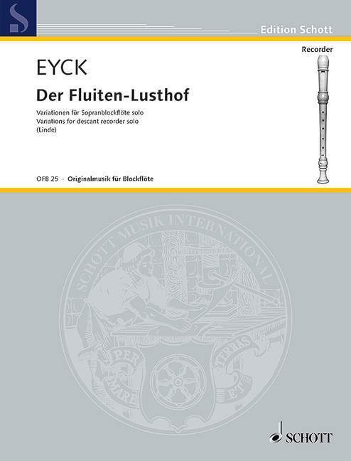 Cover: 9790001099042 | Der Fluiten-Lusthof | Jakob van Eyck | Broschüre | 27 S. | Deutsch