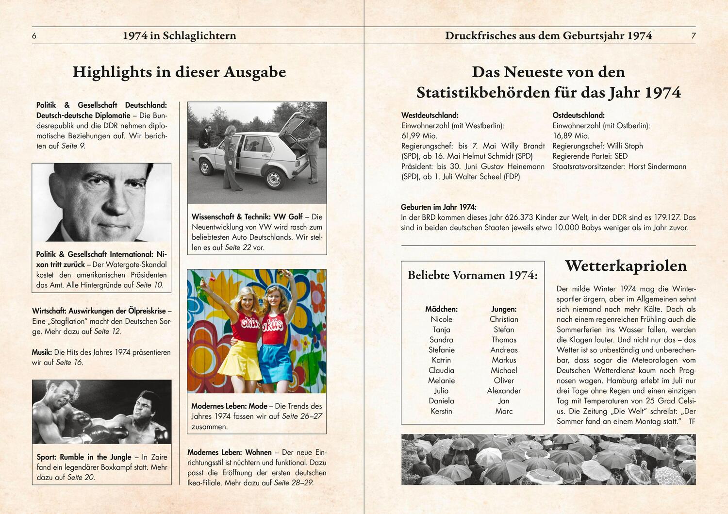 Bild: 9783629009685 | 1974 - Geburtstagskurier | Ute Wielandt | Buch | 80 S. | Deutsch