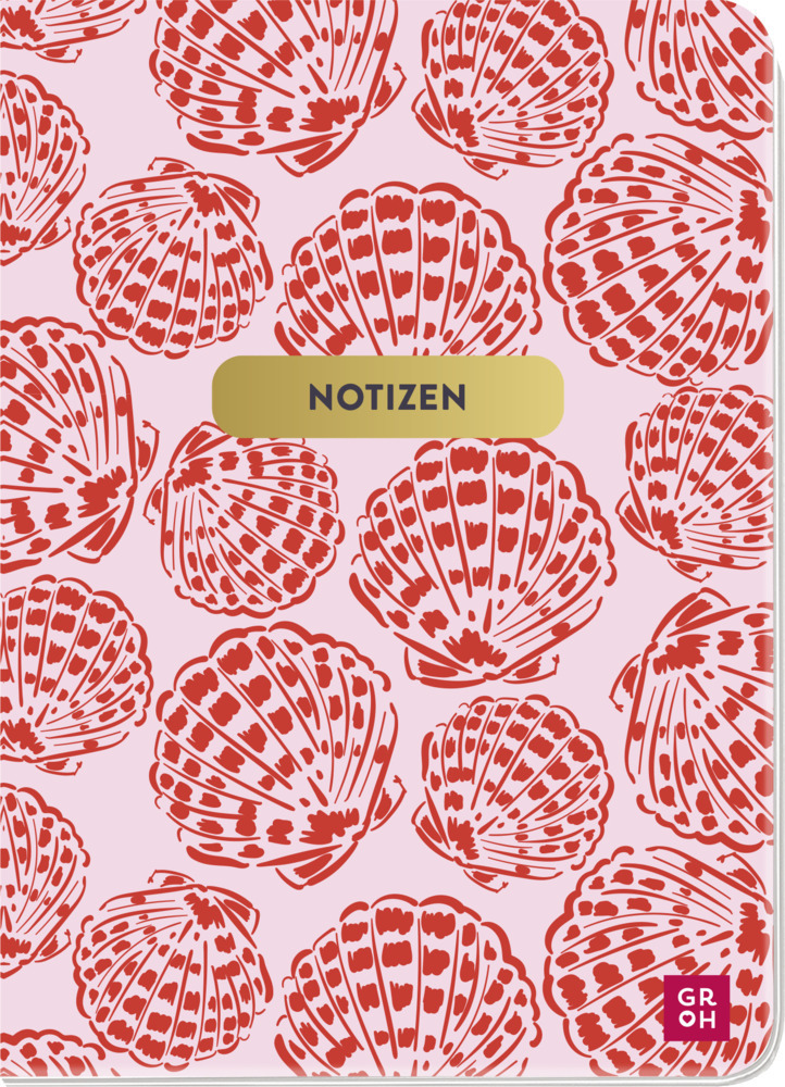 Cover: 4036442011805 | Notizheft Ozean Muscheln | Groh Verlag | Notizbuch/Blankobuch | 48 S.