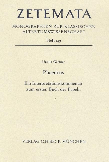 Cover: 9783406673634 | Phaedrus | Ursula Gärtner | Taschenbuch | 298 S. | Deutsch | 2015