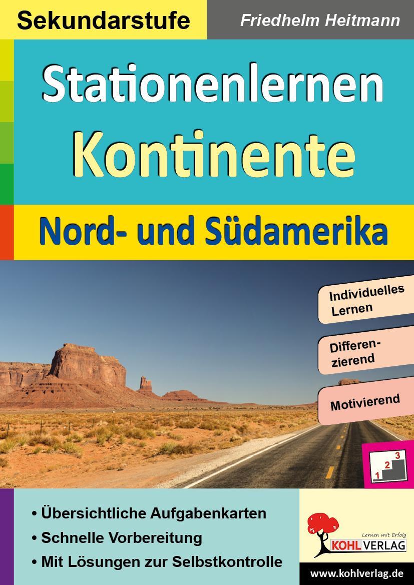 Cover: 9783985581719 | Stationenlernen Kontinente / Nord- und Südamerika | Friedhelm Heitmann