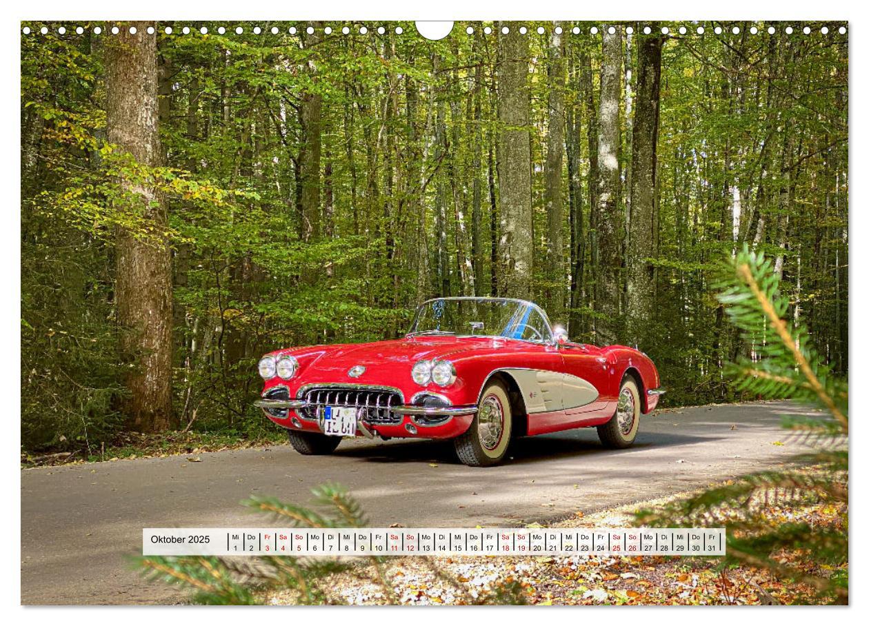 Bild: 9783383998232 | American Deam Car Corvette C1 (Wandkalender 2025 DIN A3 quer),...